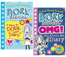 Dork Diaries by Rachel Renee Russell 2 Books Collection Set - Ages 9+ -Paperback