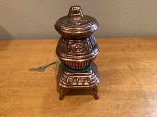 BRASS OR BRONZE POT BELLY STOVE BANK