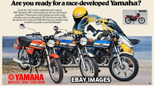Yamaha rd400 rd250 rd200 - yamaha, rd125
