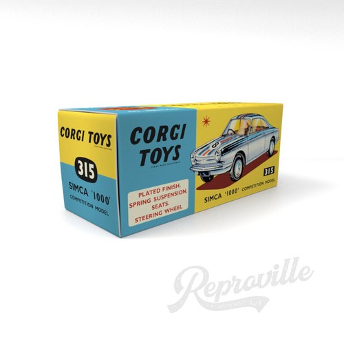 Repro box for corgi - repro, (simca
