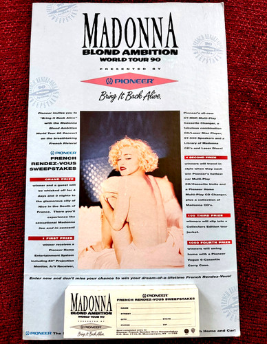 Madonna blond ambition counter - ambition,