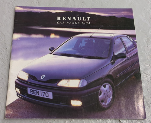Renault car range brochure - uk,