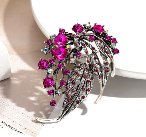 Hot pink large hollow - large,
