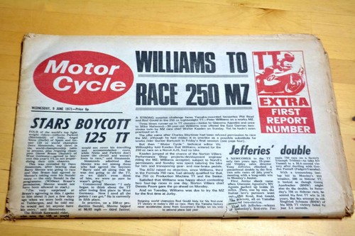 Motor cycle june 1971 - june,