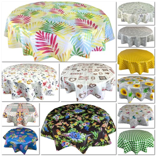 Round wipe clean pvc vinyl - wipe,