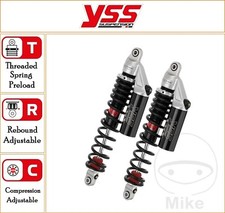 YSS Rear Shock Maico MC 490 2T 1981 Twin Gas With Piggy Back Reservoir Top Line