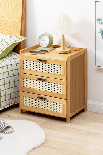 Wooden bedside table - wooden,