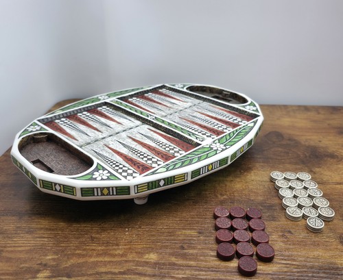 Backgammon decorative resin - backgammon,