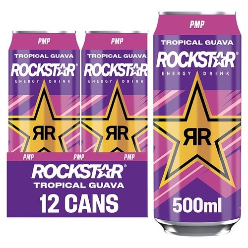 Rockstar energy drink - energy, tropical