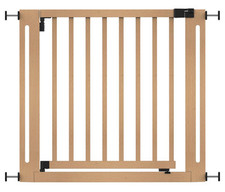 Safetots Baby Gate, Wooden Elegance, Safety Gate, Natural, 87cm - 95cm
