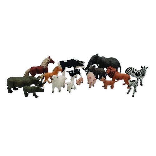 Plastic toy animals figures - plastic,