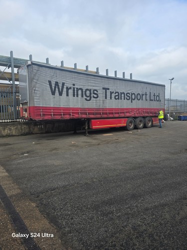 Artic curtainside trailer - artic,