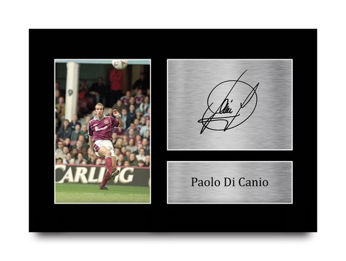 Paolo canio signed - paolo, ham