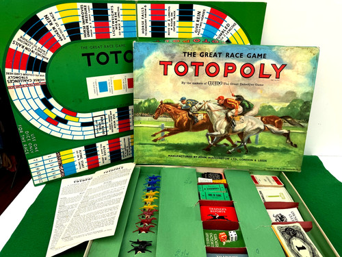 Totopoly board game vintage - game,