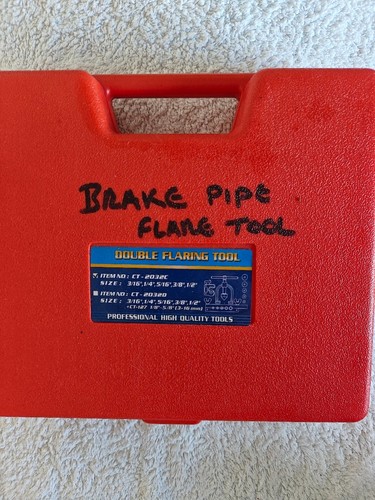 Brake pipe flaring - pipe,