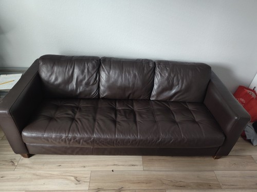 Natuzzi brown leather sofa - natuzzi,