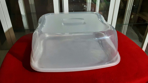 Sandwich platter with domed - with,