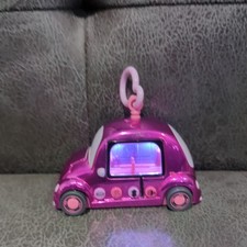 Pixel Chix Road Tripping Car Mattel 2005 Pink Keychain