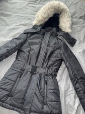Topshop Sno Ski Belted Hooded