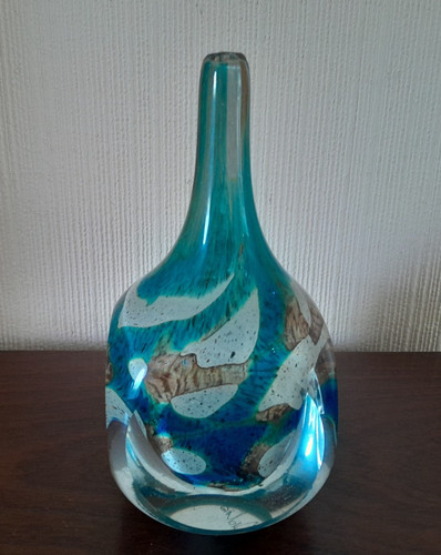 Mdina cube vase - mdina,