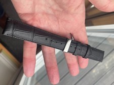 ROTARY 19mm Black Leather