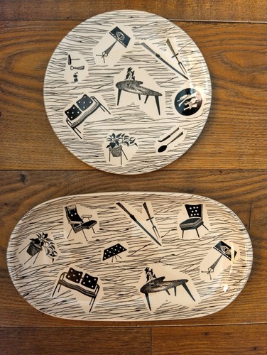 Vintage home maker plates - home,