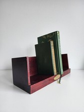Wooden book trough rack - book,