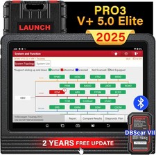 LAUNCH X431 PRO3 V+ 5.0 PRO3S+Car OBD2 Scanner Diagnostic Tool ECU Online Coding