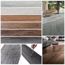 36pcs Floor Planks Tiles Self