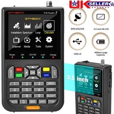 GTMedia V8 Finder2 3.5" LCD Satellite Finder Signal Meter Built-in Battery 1080P