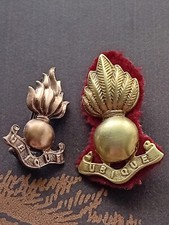 Two Brass UBIQUE Flaming