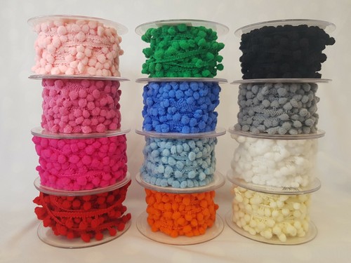 Pompom 5mm ribbon - pompom,