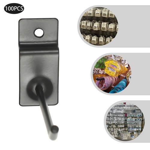 100 pieces hooks slatwall - 100,