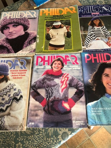 Vintage phildar knitting books - vintage,