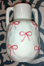 TK Maxx Homesense Coquette Ceramic Bow Ribbon Vase