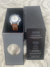 Nite Alpha White Wave Green/Orange 300m Dive Watch