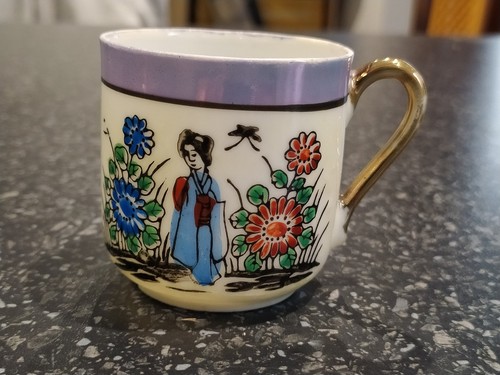 Hand painted japanese coffee - japanese,