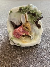 Beatrix Potter 1990 Schmid Music Box Figurine- Excellent Condition!