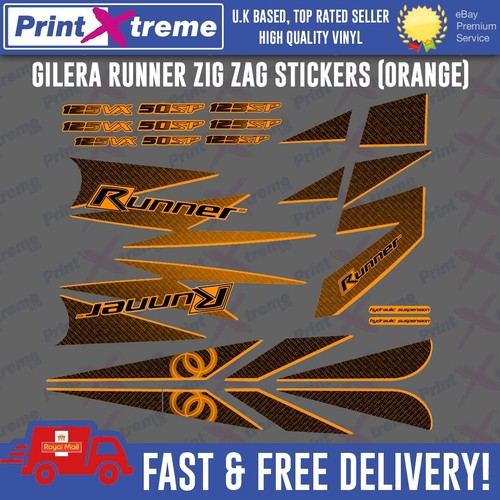 Gilera runner zig zag - zig, stickers