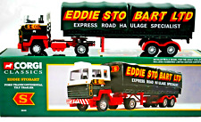 1:50 Corgi 23101 EDDIE STOBART FORD TRANSCONTINENTAL Truck & TILT Trailer MIB