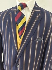 Boating Striped Blazer Jacket by Joe Browns Mod Cruise Holiday Event 48”