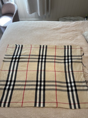 Burberry cashmere scarf shawl - burberry,