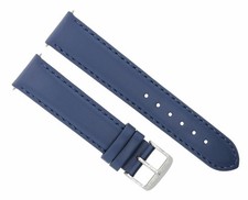 20MM SMOOTH LEATHER WATCH BAND STRAP FOR 37MM TISSOT QUADRATO WATCH TOP QLY BLUE