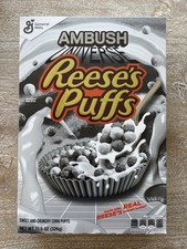Reese’s Puff’s Ambush Limited Edition Cereal 2023 Sealed Box