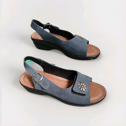 Pavers blue slingback wedged - pavers,