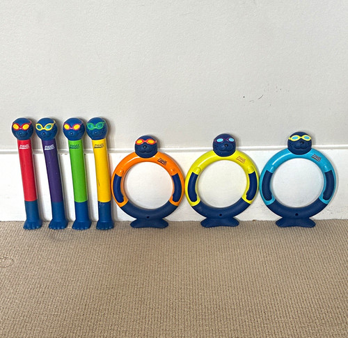 Zoggs pool dive toys set - pool,