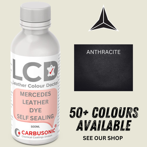 Mercedes black leather repair - leather,