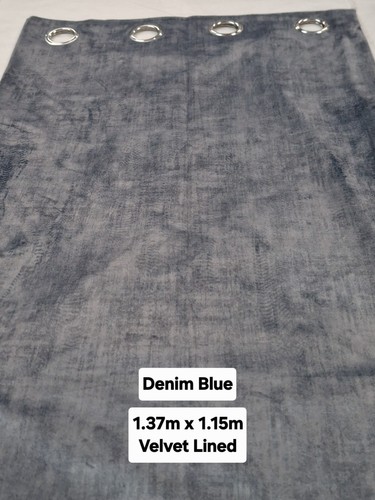 Sundour denim blue velvet - denim,