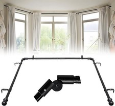 Bay Window Curtain Poles