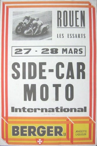 Moto 1971 poster moto racing